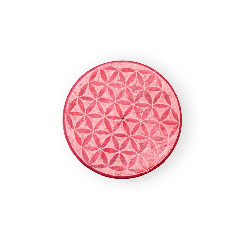 flower of life soapstone incense burner - sleepingtigerimports.com