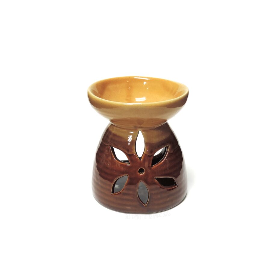 latte floral cut out oil burner - sleepingtigerimports.com