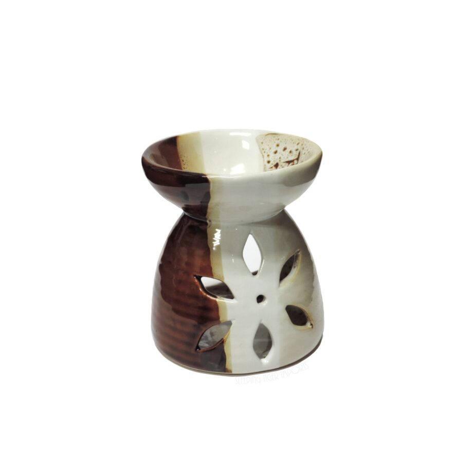 floral cut out oil burner - sleepingtigerimports.com