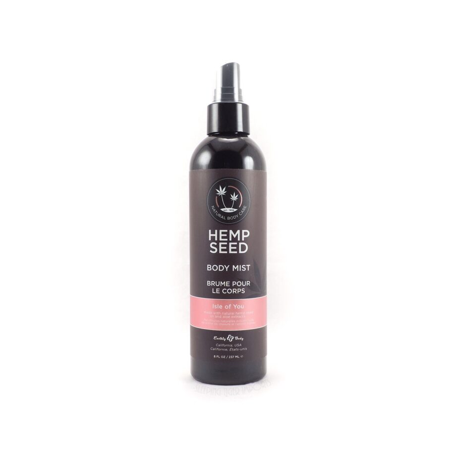 Earthly body hemp seed fragrance body mist 8oz - sleepingtigerimports.com