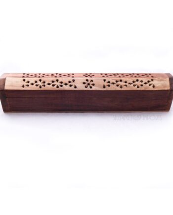 two tone wooden coffin box incense burner - sleepingtigerimports.com