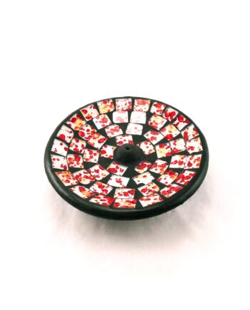 Round mosaic incense burner - sleepingtigerimports.com