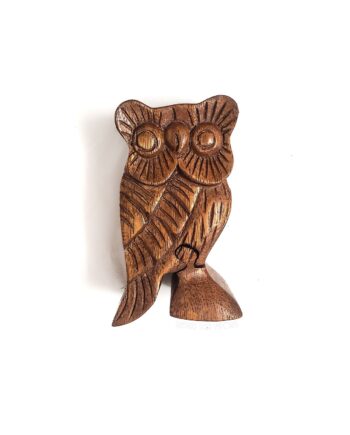 Owl Wood Puzzle Box - SleepingTigerImports.com