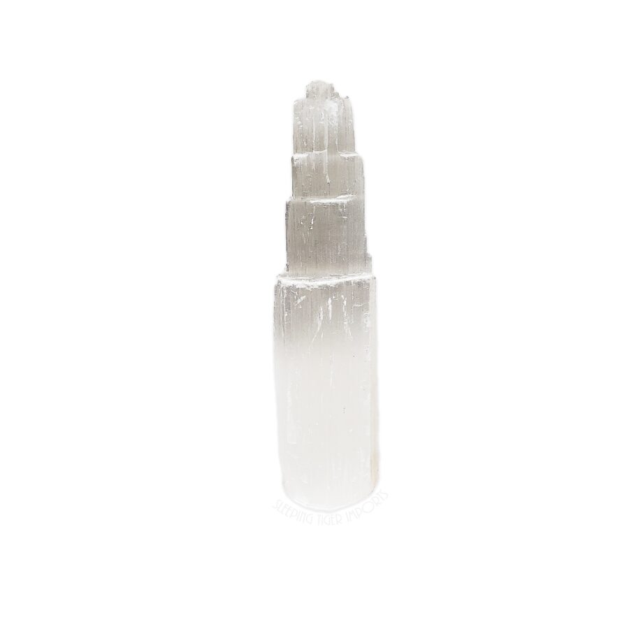 large 8 inch selenite tower - sleepingtigerimports.com