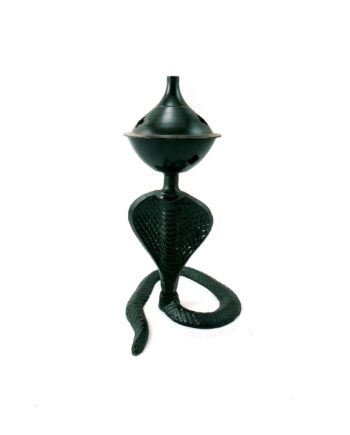 black metal cobra cone incense burner - sleepingtigerimports.com