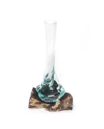melting glass root candle holder - sleepingtigerimports.com