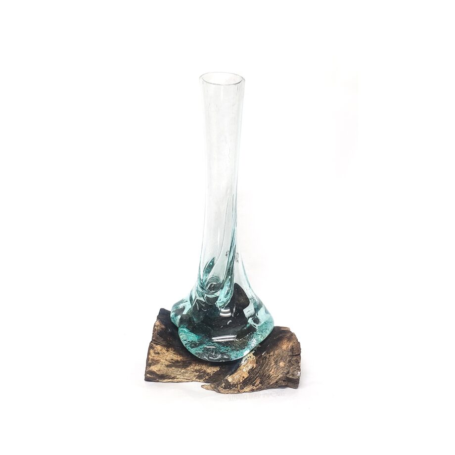 melting glass root candle holder - sleepingtigerimports.com