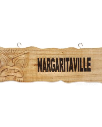 Margaritaville carved wood sign - sleepingtigerimports.com