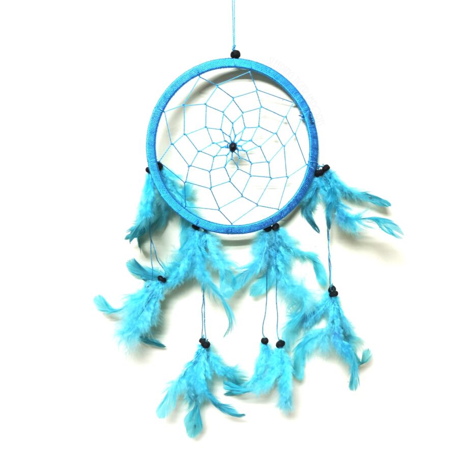 Solid color 8 inch bright dream catcher - sleepingtigerimports.com