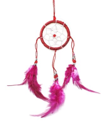 2inch bright dream catcher with beads - sleepingtigerimports.com