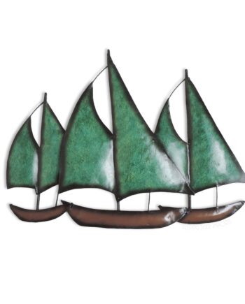 metal sailboat wall art - sleepingtigerimports.com
