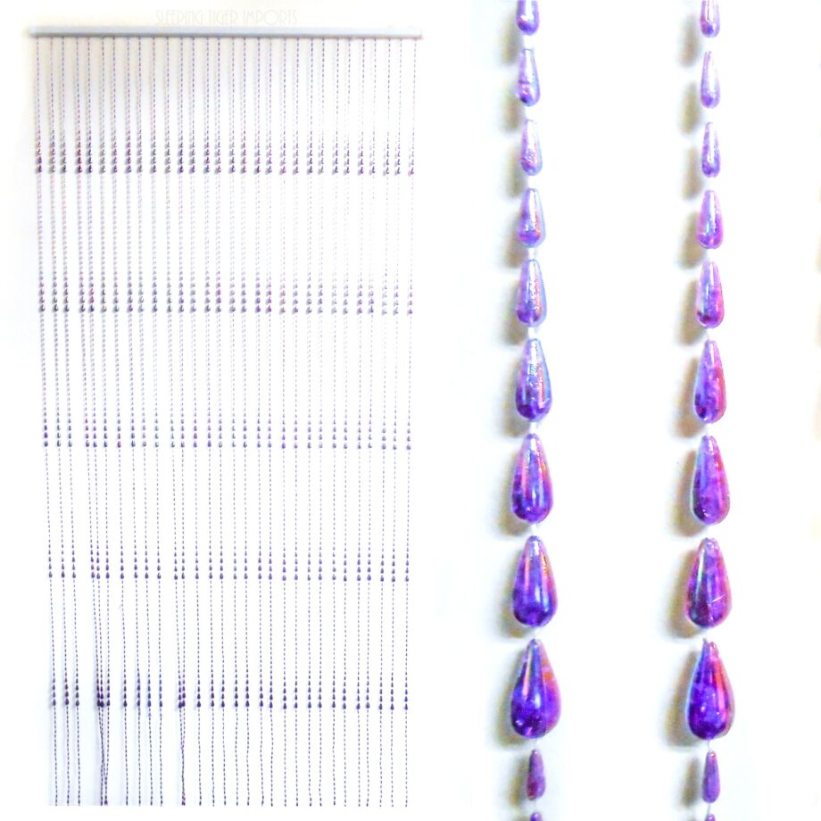 rain drop shaped plastic beaded door curtains - sleepingtigerimports.com