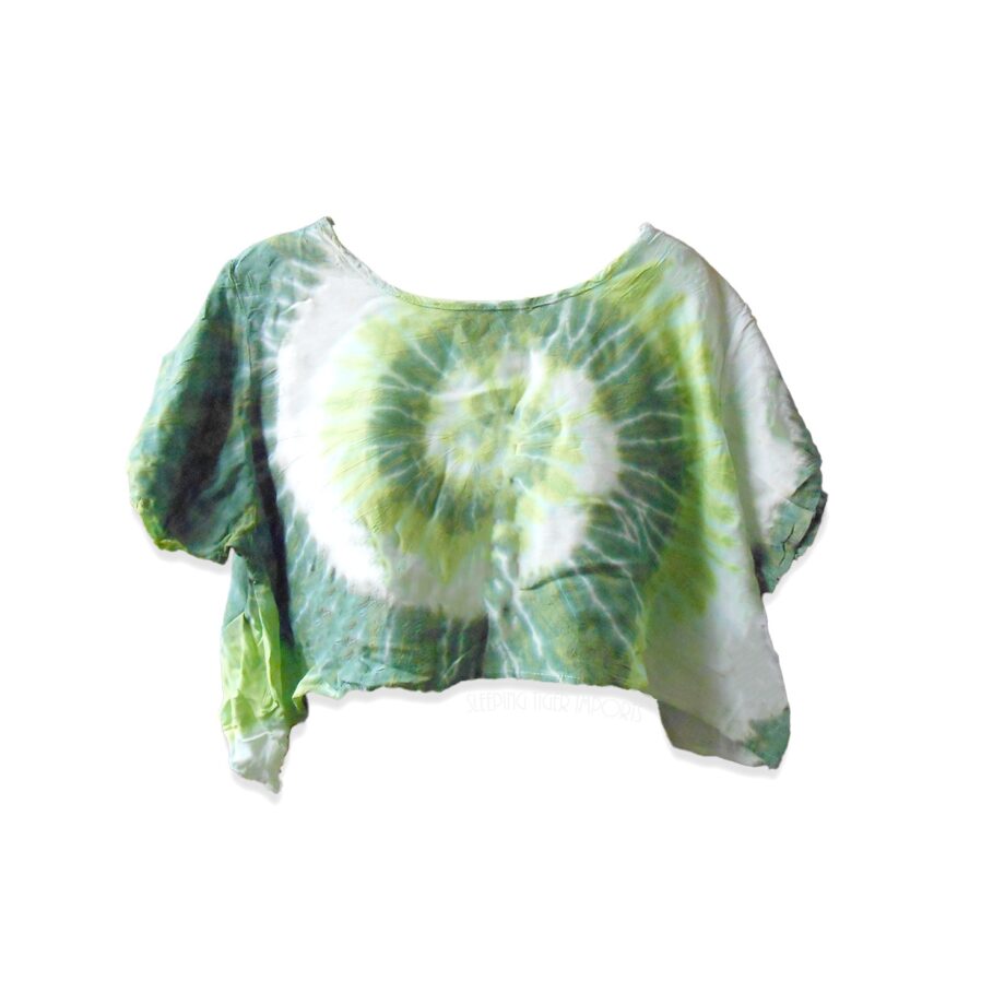 light weight tie dye crop top - sleepingtigerimports.com