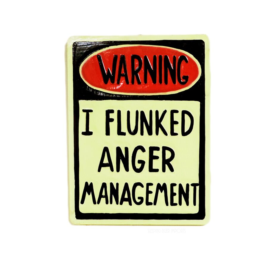 Anger Management wood sign - sleepingtigerimports.com