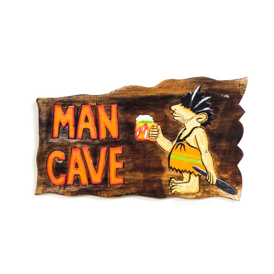 Man Cave wood sign - sleepingtigerimports.com